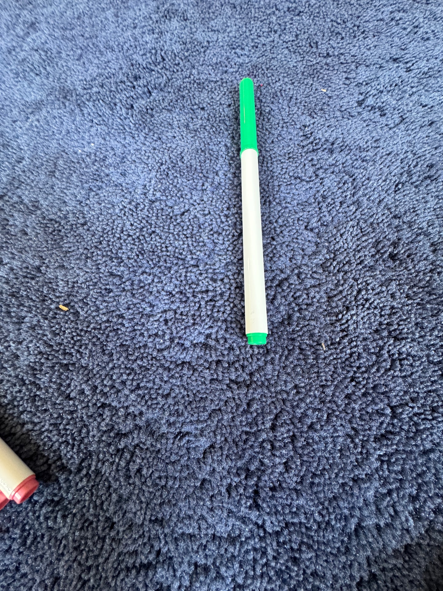 Neon green Crayola marker.